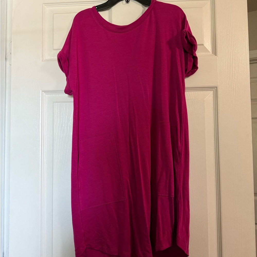 Lou & Grey Vibrant Pink Mini Dress